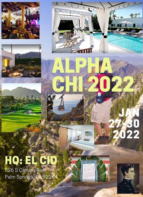 Alpha Chi Retreat Poster