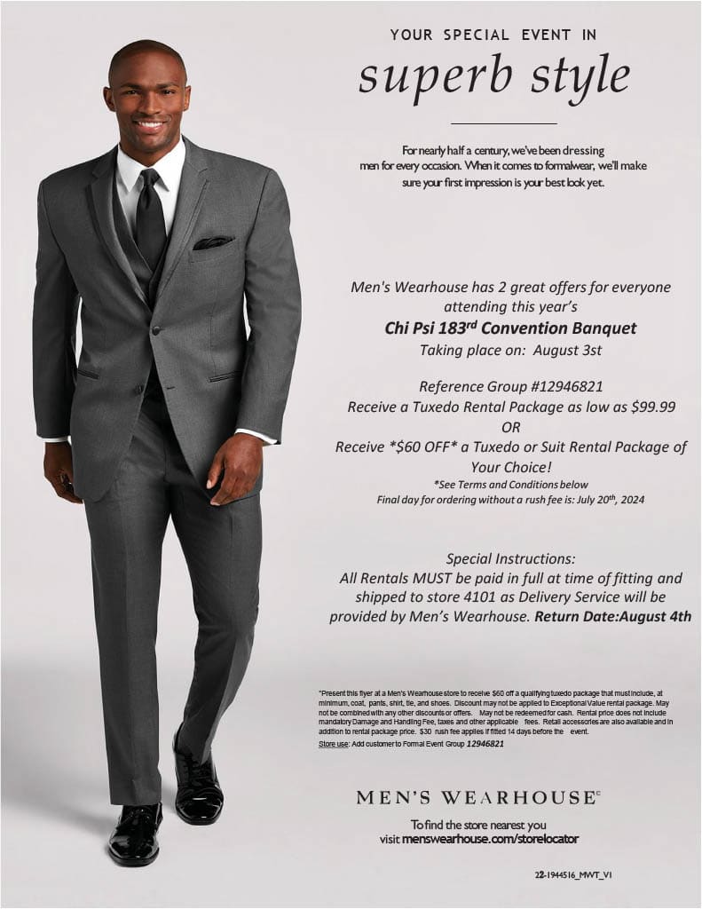 Chi Psi 183rd Tux Flyer